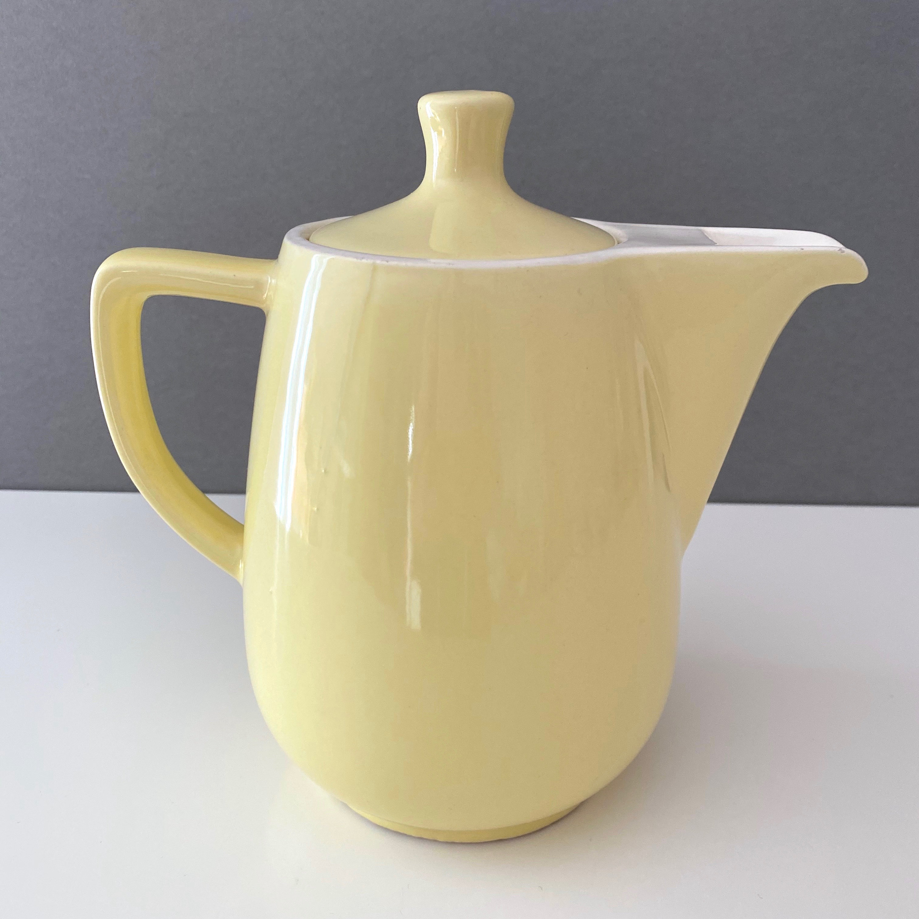 Pastel Yellow Melitta Jug Coffee Pot Ceramic Pot Yellow Etsy