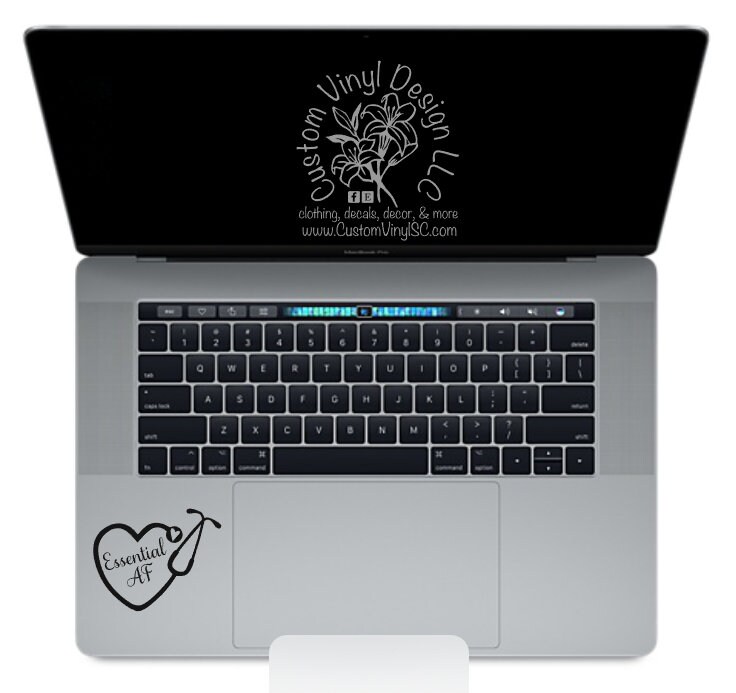 Essential Decals Essential AF Self Adhesive Vinyl Decal Sticker - Nurse Car Decal - Car ...