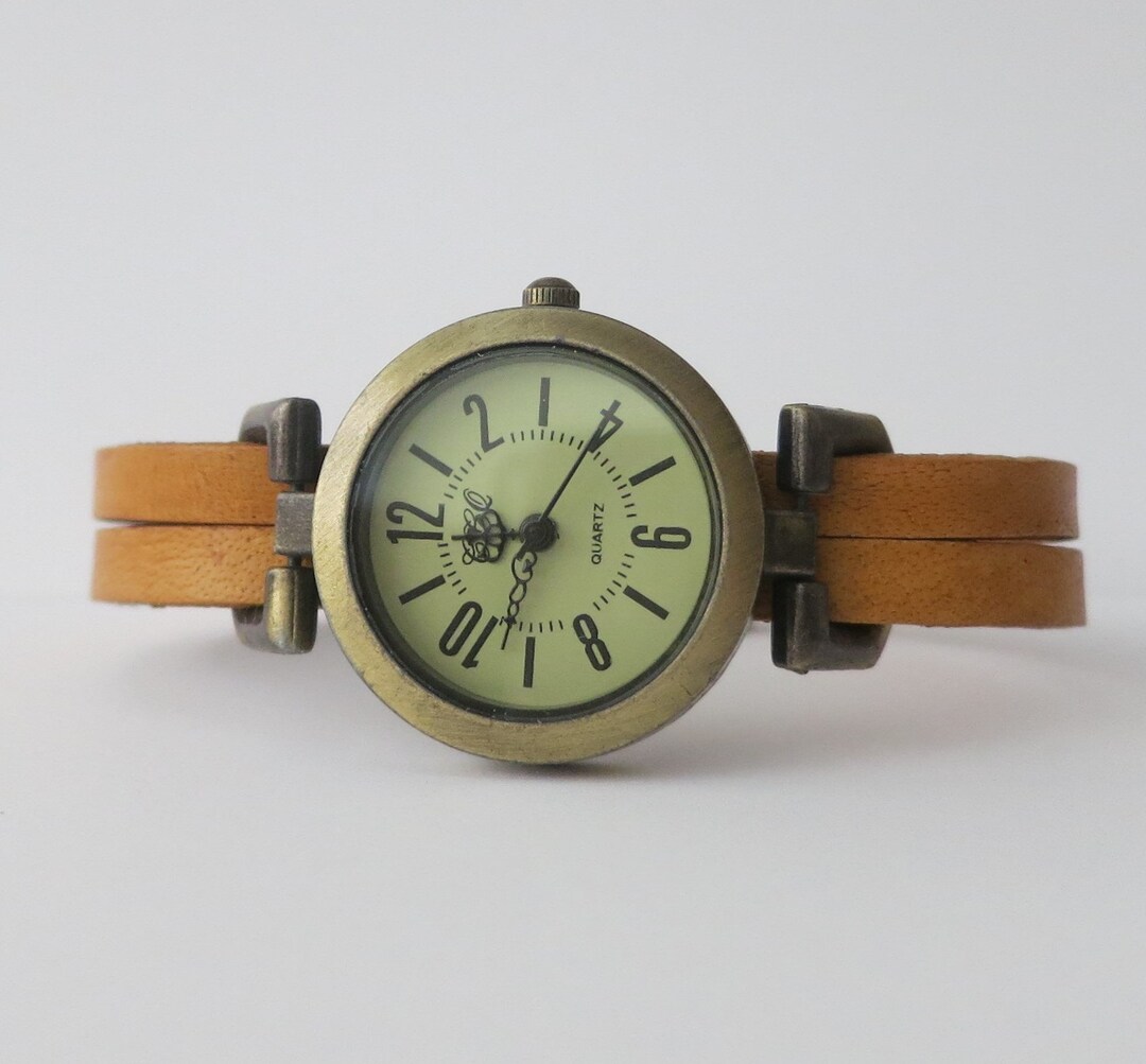 Simple Watch for Women, Leather Wrist Watch, Leather Watch, Retro