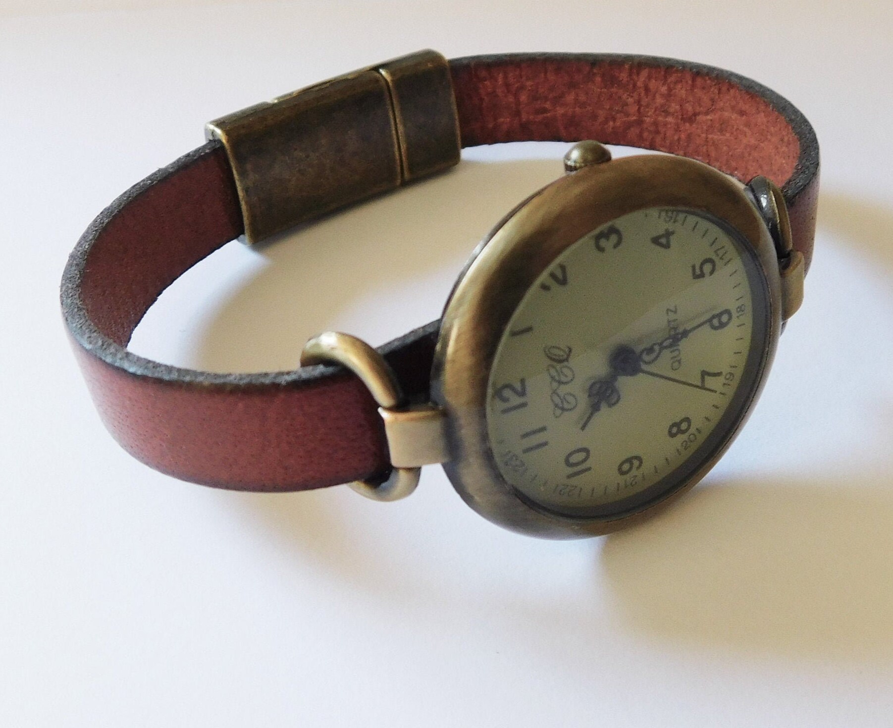 Watch for Women With Leather Band. Small Wrist Watch. Big Etsy