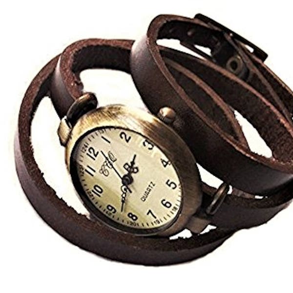 Wrap leather watch for women. Women's watches. Wrap watch for women. Wrap bracelet watch for women.