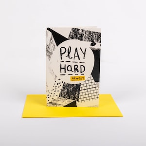 Postcard_2 "PLAYhard" (pack of 5 postcards)