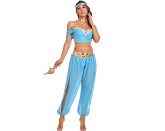 Blue Jasmine Princess Rave Outfit Rave Wear Festival 