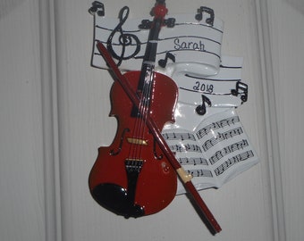 Violin/orchastra/fiddle/Musical Personalized Ornament