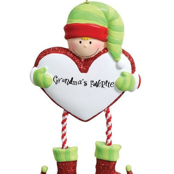 Grandma's Favorite Personalized Christmas Ornament