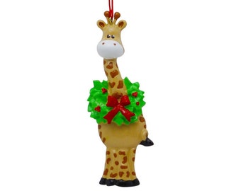 Giraffe Personalized Ornament