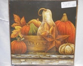 Harvest sign