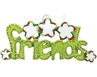 Friends Personalized Christmas Ornament