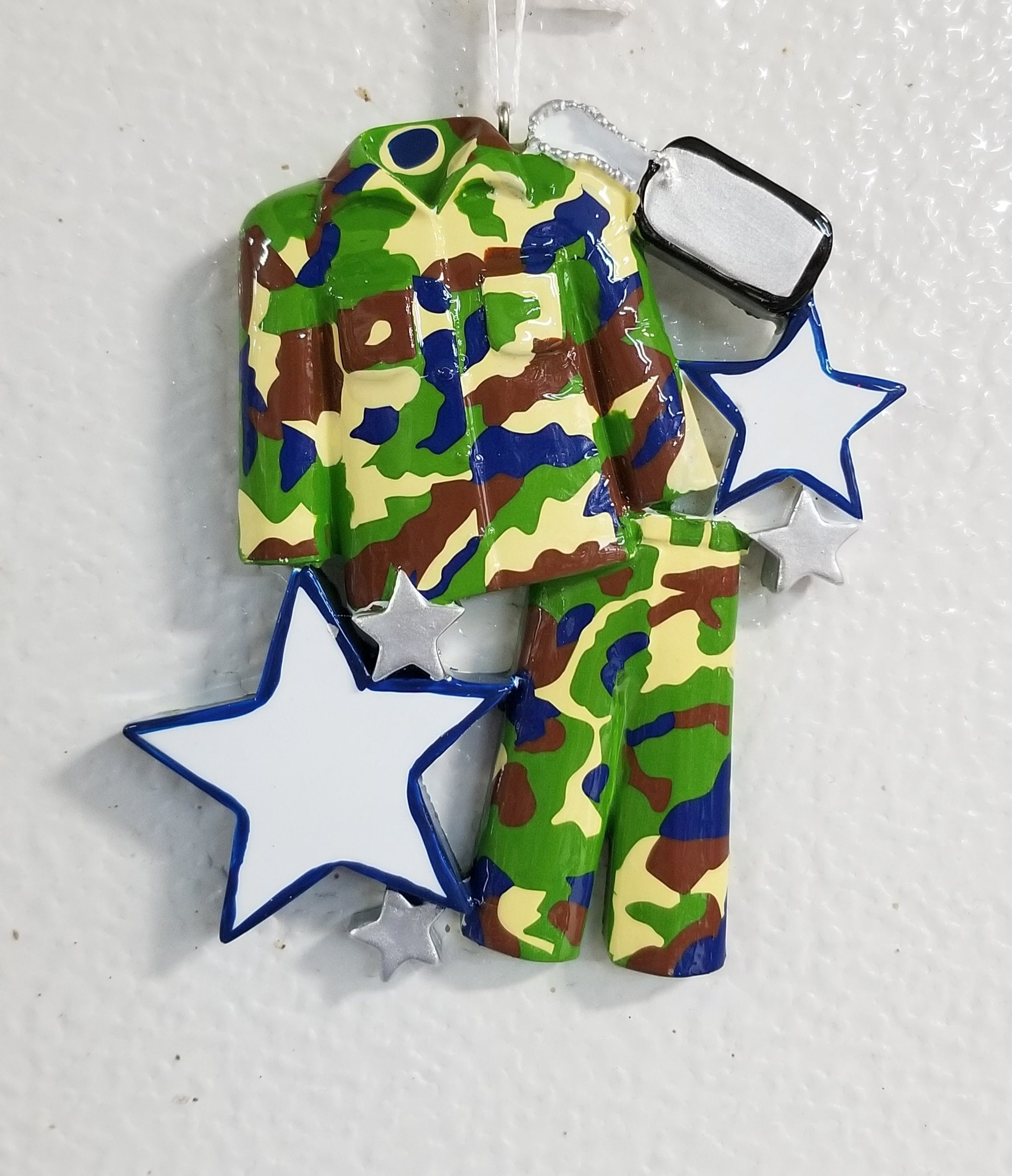 Army Uniform Personalized Christmas Ornament Etsy