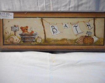 Bear Bath Sign