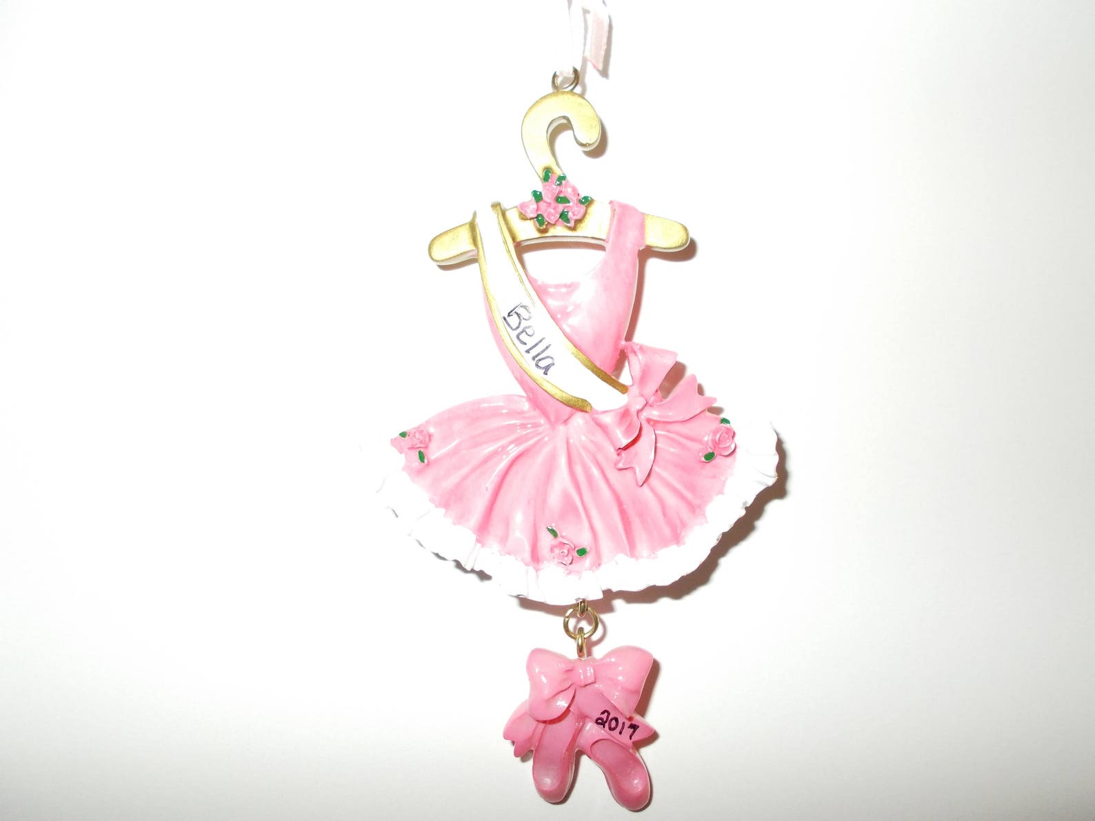 KURT ADLER 5.5" RESIN CLARA NUTCRACKER SUITE BALLET CHRISTMAS ORNAMENT W20006