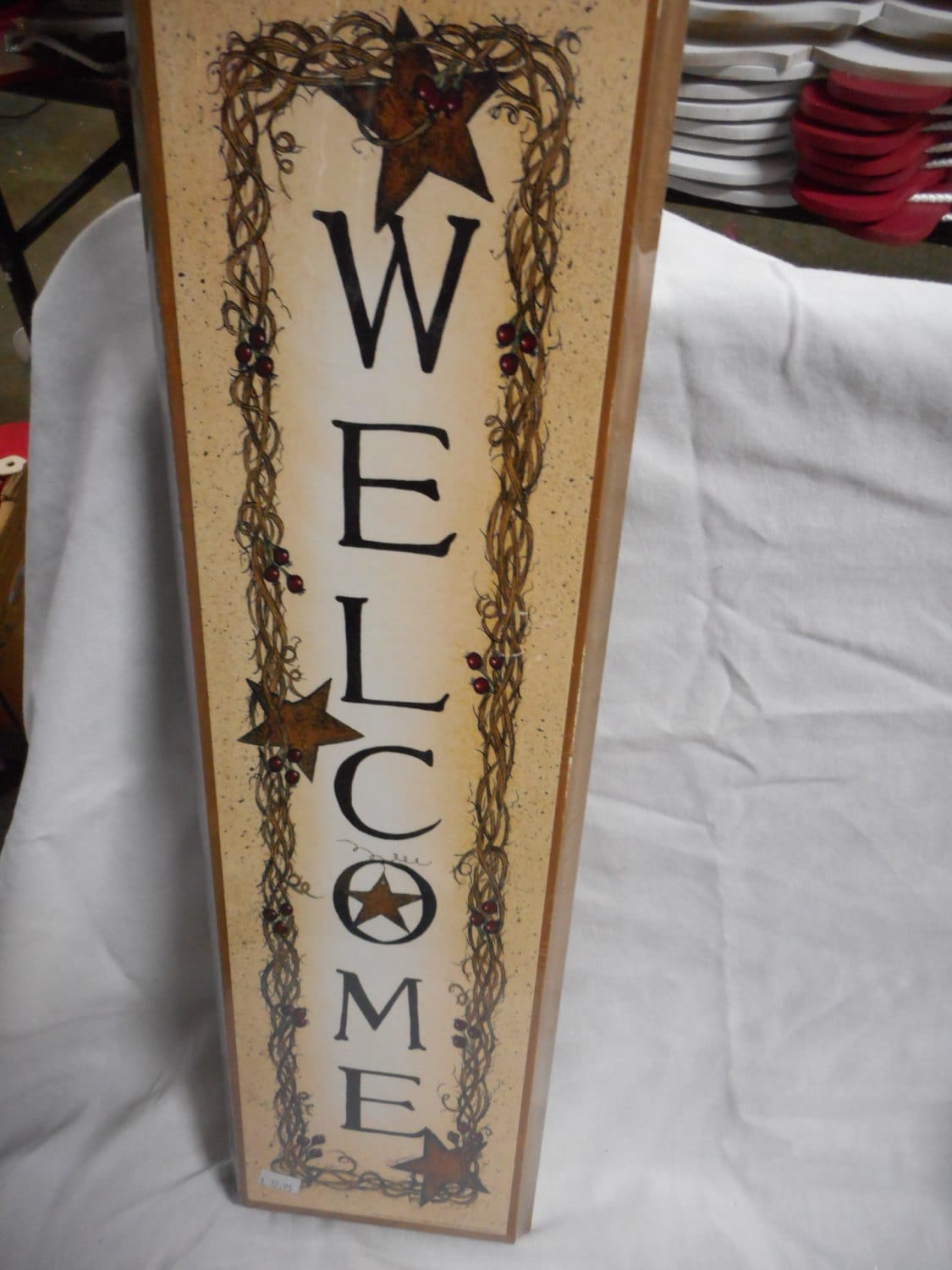 Welcome rustic sign | Etsy