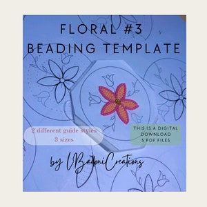 Floral#3 Beading Template