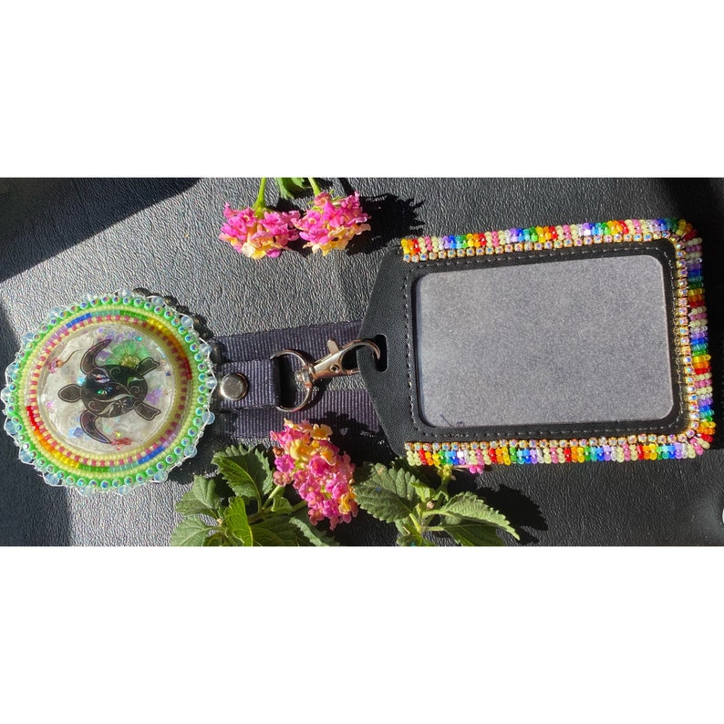 Turtle lanyard and badge holder