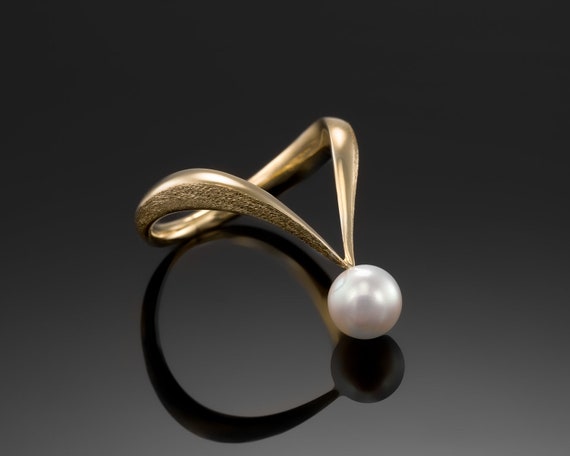 V Shape Ring Triangle Ring Elegant Gold Ring Unique Design Etsy
