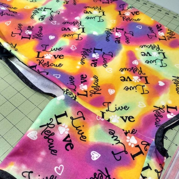 Dog clothes, tye dye pajamas, one piece dog clothes, pit bull, Great Dane, large breed dog clothes, custom sizes available, - size S to XXL