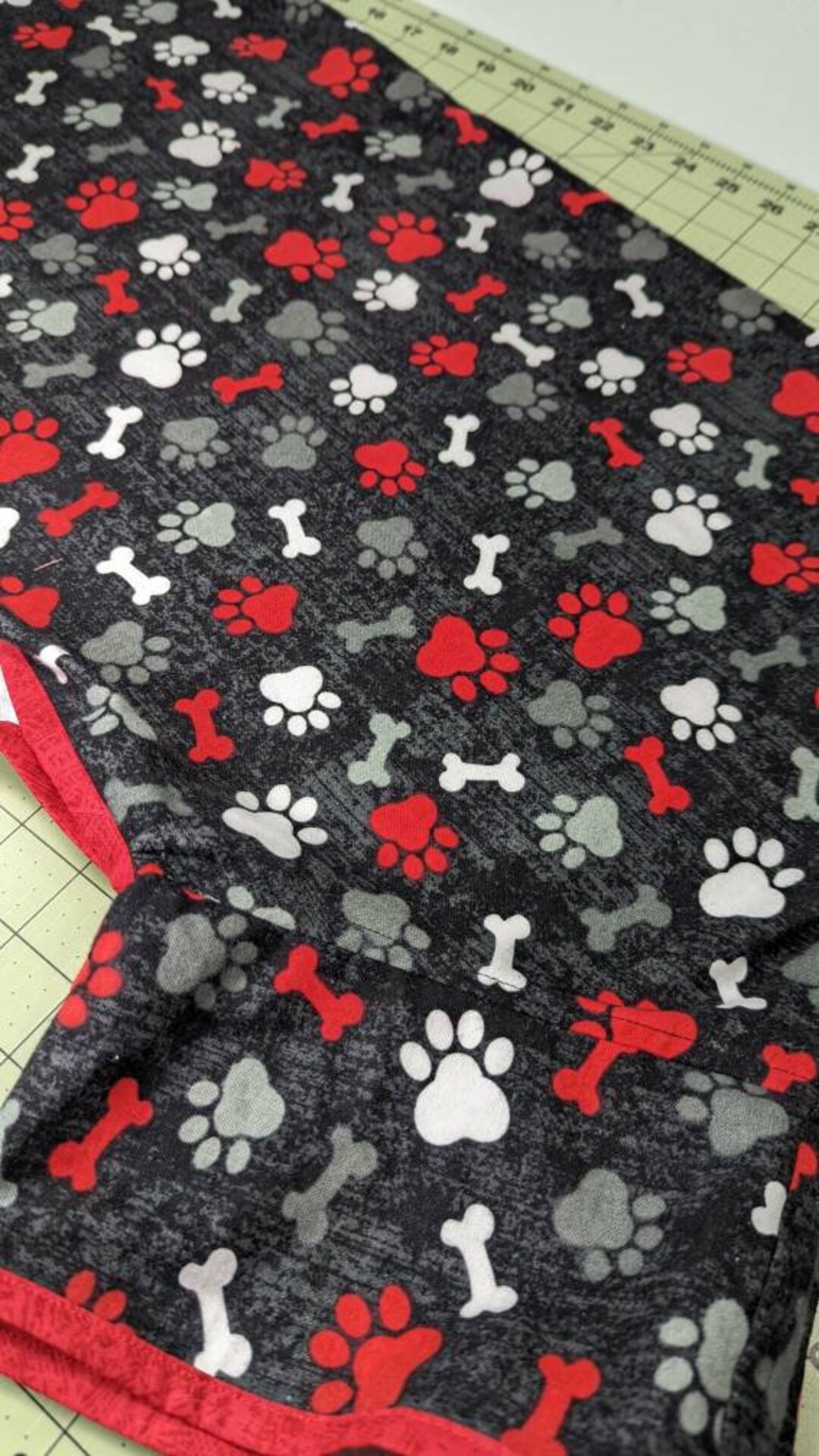 XXL Dog Clothes Flannel Dog Shirts Paw Print Dog Pajamas Etsy