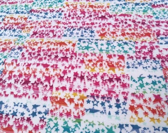 Flannel pajamas,rainbows, stars, hearts, dog pajamas, extra large dog shirt, large breed, custom sizing available - size S to XXL