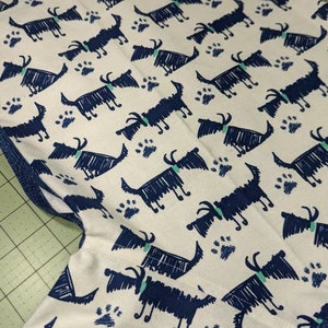 Cartoon dogs printed dog pajamas, large clothes, flannel pajamas, pjs, large breed clothes, custom sizing available - size S to XXL