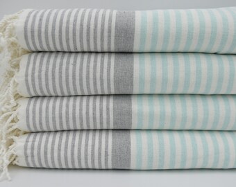 mint colored towels