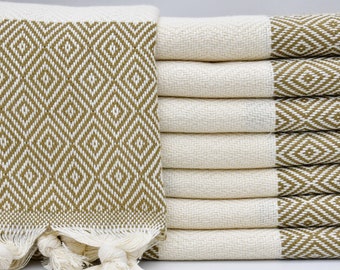 Olive Green Towel Etsy