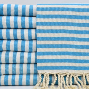 Bachelor Towel,Turkish Towel,Gift Towel,Turkish Peshtemal,39&#39;&#39;x70&#39;&#39;,Turkey Towel,Peshtemal Towel,Handmade Towel,Blue Towel,K2-Akasya