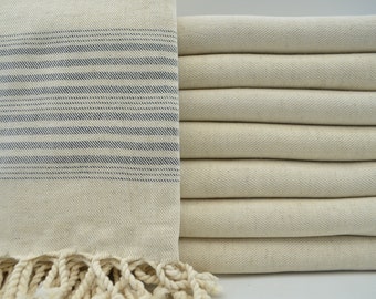 Black Striped Towel,Linen Towel,Beach Towel,Hammam Towel,Bath Towel,Turkish Towel,40"x67",Turkish Peshtemal,Bohemian Towel,B4-keten