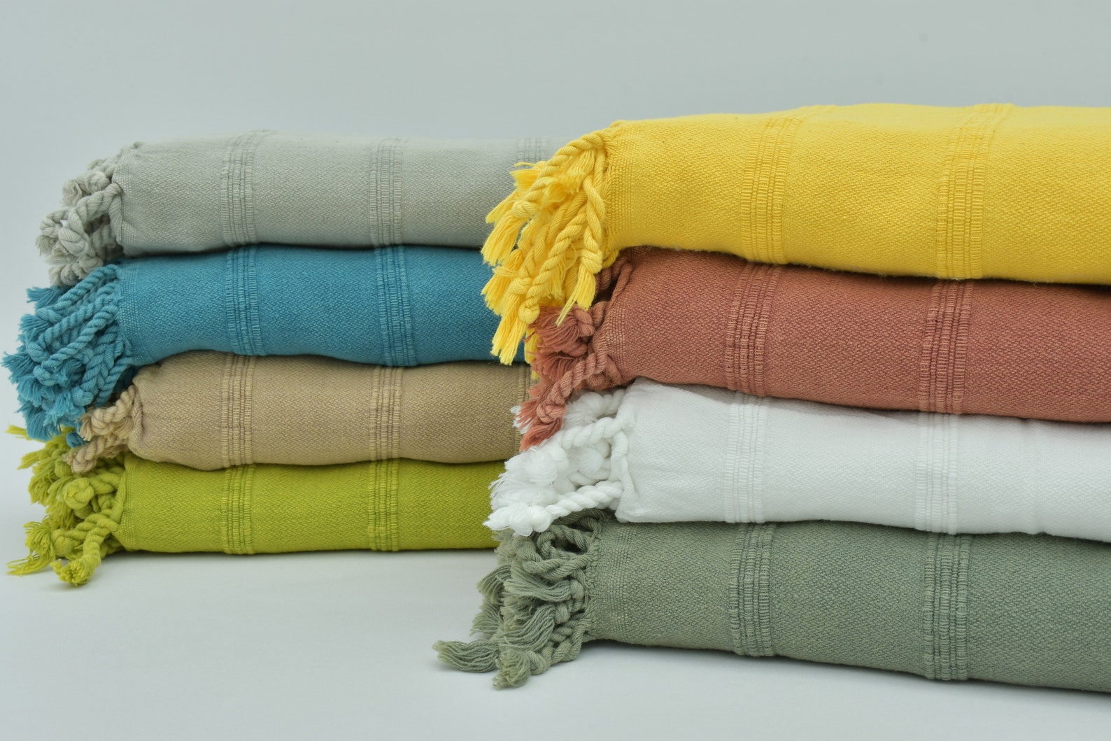 Turkish Hand Towelpale Green Hand Towelnapkin Towelservice Etsy