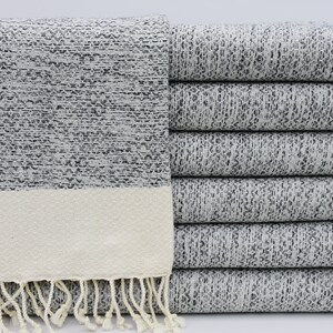 Turkish Beach Towel,Turkish Bath Towel,Turkish Towel,40&quot;x80&quot;,Turkish Peshtemal,Gray Towel,Wholesale Towel,Peshtemal Towel,B4-kafkas