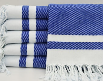 Beach Towel,Bath Towel,Peshtemal Towel,Turkish Towel,37"x63",Turkish Peshtemal,Sax Blue Towel,Handmade Towel,Soft Towel,Spa Towel,B2-doğa