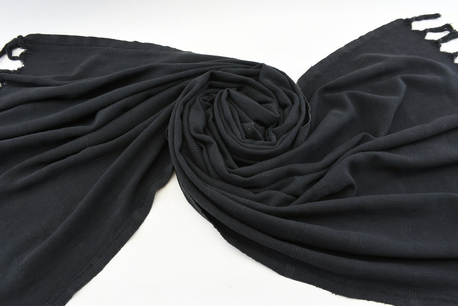 Black Stone Washed Towel85x170cmturkish Peshtemalultra Soft - Etsy
