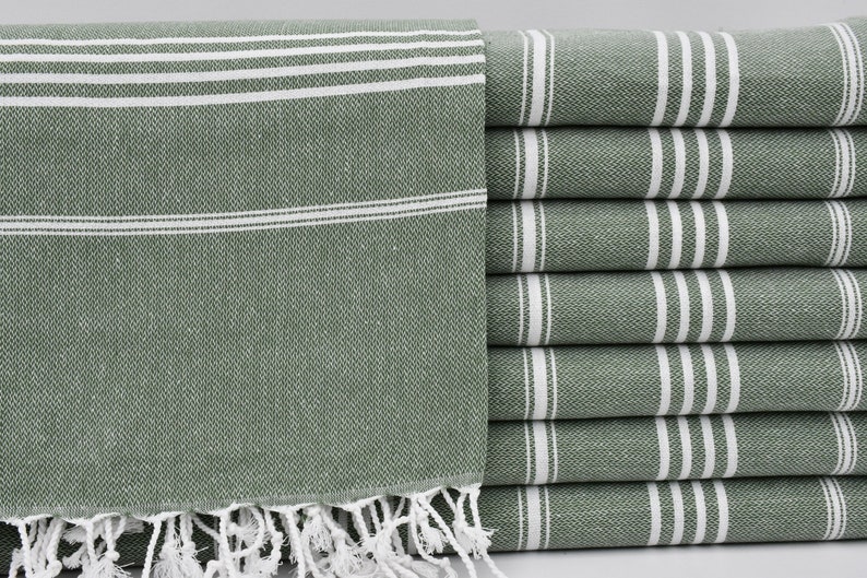 Camping Towel,Table Throw,Dark Green Towel,Turkish Towels,40"x70",Beach Towel,Turkish Peshtemal,Gift Towel,Turkey Towel,Pool Towel,B2-sultan