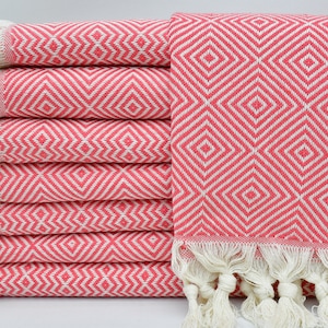 Hand Towel,Turkish Kitchen Towel,Pink Towel,Tea Towel,Dish Towel,Turkish Towel,18&quot;x36&quot;,Kitchen Towel,Small Towel,M1-büyükelmasH