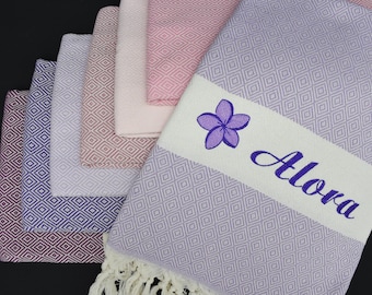 Turkish Towel,Personalized Gift,Bath Towel,Tea Towel,Bridesmaid Gift,Towel With Embroidery,Towel In Bulk,Cotton Towel,Beach Towel,Face Towel