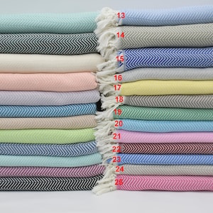 Turkish Blanket,Turkish Bedspread,Turkish Towel,Throws,Herringbone Blanket,79&quot; x 89&quot;,Throw Blanket,B3-damlaB