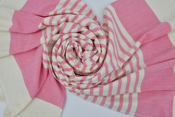 Asciugamano turco da spiaggia, asciugamani turchi da spiaggia, asciugamano rosa, asciugamano a righe, asciugamano da bagno personalizzato 40x76 pollici, asciugamano regalo, asciugamano da tovaglia, - Italia