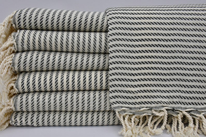 Sauna Towel,Pool Towel,Bath Decor Towel,Turkish Towel,Turkish Peshtemal,Gift Towel,40"x70",Black Towel,Handmade Towel,Peshtemals,B4-Safir