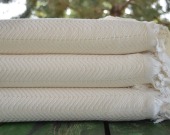 Natural Blanket,Cream Throw,Throw,Cover,79"x89",Bed Rug,Turkish Peshtemal,Bed Cover,Turkish Towel,King Size,Throw,200cmx225cm,B3-damlaB