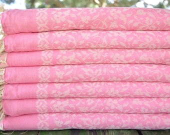 Patterned Towel,Turkish Towels,Pink Towel,Turkish Towel,Bath Towel,Peshtemal,Shower Towel,Peshtemal,Beach Peshtemal,40"x70",K1-şal