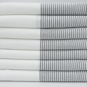 Black Striped Peshtemal,Organic Towel,Towel,Spa Towel,Turkish Beach Peshtemal,Soft Towel,Pool Towel,Turkish Towel,B1-gelinteli
