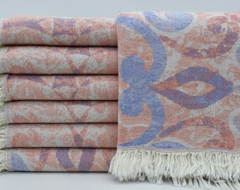 Turkish Peshtemal,Turkish Towel,Beach Towel,Bath Towel,Wedding Gift,38"x67",Handmade Towel,Personalized Towel,Decorative Towel,K2-Aztec