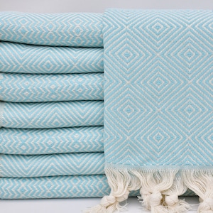 Hand Towel,Turkish Kitchen Towel,Tea Towel,Dish Towel,Turkish Towel,18&quot;x36&quot;,Kitchen Towel,Turquoise Towel,Small Towel,M1-büyükelmasH
