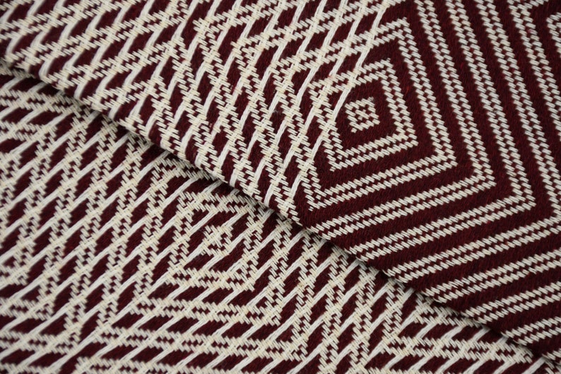 Turkish Bedspread,Throws,Bed Cover,Burgundy Blanket,Large Blanket,Peshtemal Cover,75x91,Turkish Blanket,Blanket,Turkish Towel,B3-dreamB image 5