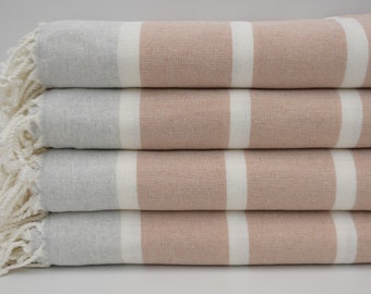 Turkish Towel,Salmon Color Towel,Cotton Towel,Wholesale Towel,Terry Peshtemal,Pool Towel,Terry Towel,Towels,40"x67",Bath Towel,B7-kolon