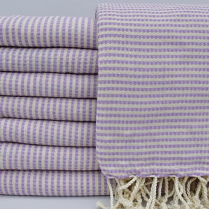 Asciugamano lilla, asciugamano turco, peshtemal da spiaggia, telo da massaggio, asciugamano boho, 40"x70", asciugamano fatto a mano, asciugamano da tavolo, peshtemal turco, B2-kare