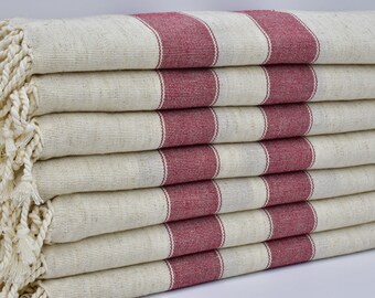 Burgundy Towel,Fitness Towel,Surfer Towel,Linen Towel,Turkish Towel,40"x68",Peshtemal Towel,Bulk Towel,Wholesale Towel,B1-softketen