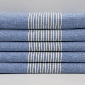 Blue Towels,Bath Peshtemal,Striped Towel,Hammam Towel,Home Decor,Spa Towel,38"x67",Turkish Towel,Peshtemal,Turkish Peshtemal,B1-14 çizgi