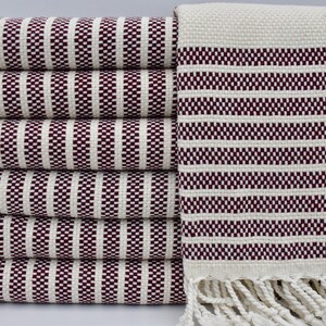 Peshtemal Towel,Turkish Towel,Handmade Towel,Spa Towel,Bathroom Decor Towel,40&quot;x70&quot;,Hammam Towel,Maroon Towel,Beach Towel Organic,B2-Nazar