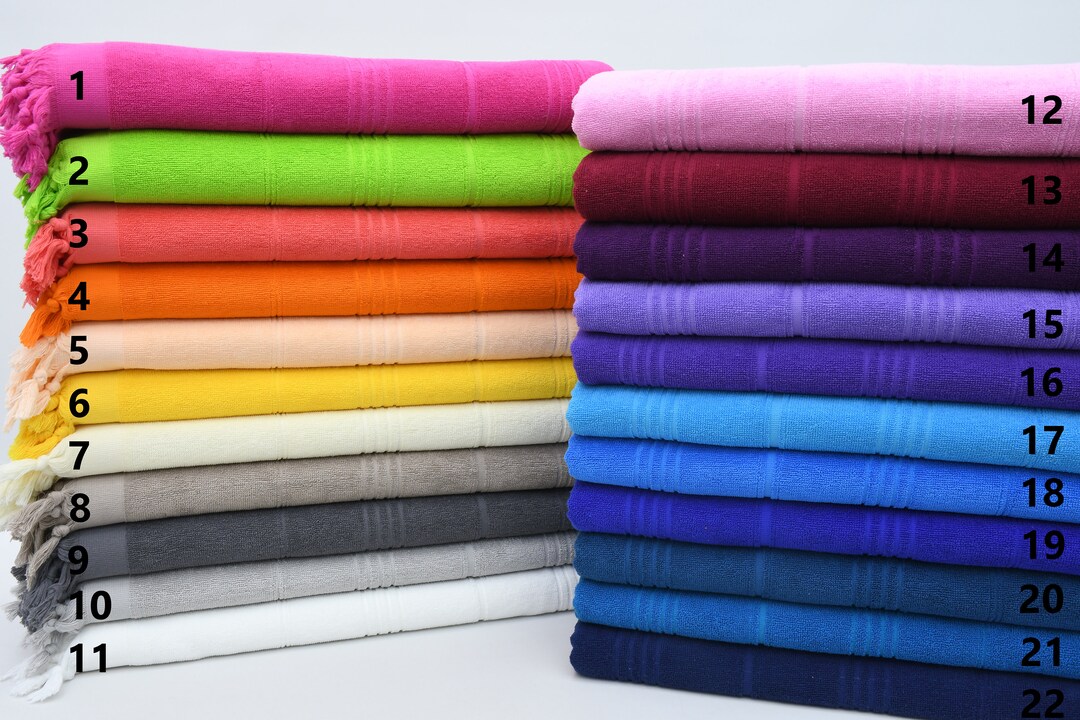 Turkish Terry Towel,40x70,beach Towel,turkish Bath Towel,terry