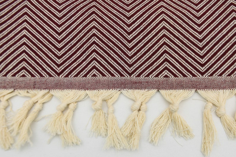 Turkish Bedspread,Throws,Bed Cover,Burgundy Blanket,Large Blanket,Peshtemal Cover,75x91,Turkish Blanket,Blanket,Turkish Towel,B3-dreamB image 7